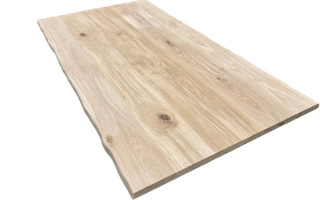 Blat Dębowy Lity Gr.4cm Szer.90cm Surowy