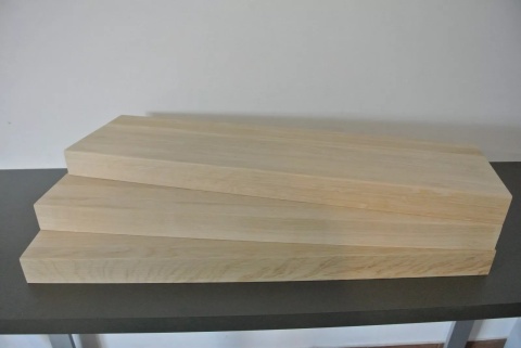 Zestaw 15 solidnych dębowych stopni i podstopni litych 118 cm × 30 cm × 2 cm!